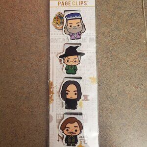 Harry Potter Magnetic Page Clips- Set of 4- New in Package